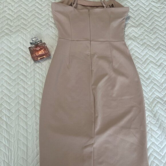 Dynamite Rose Pink Bandeau Dress - Picture 5 of 9